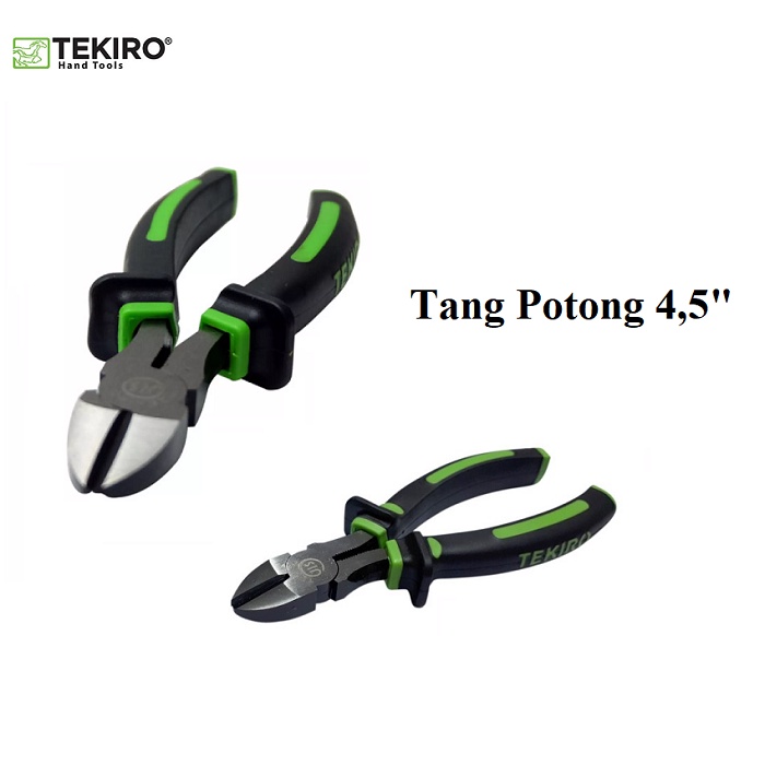 TEKIRO Diagonal Pliers 4.5 inch Tang Potong Mini 4.5&quot; 4,5 Inch / Diagonal Mini Pliers 5.4&quot; Inch