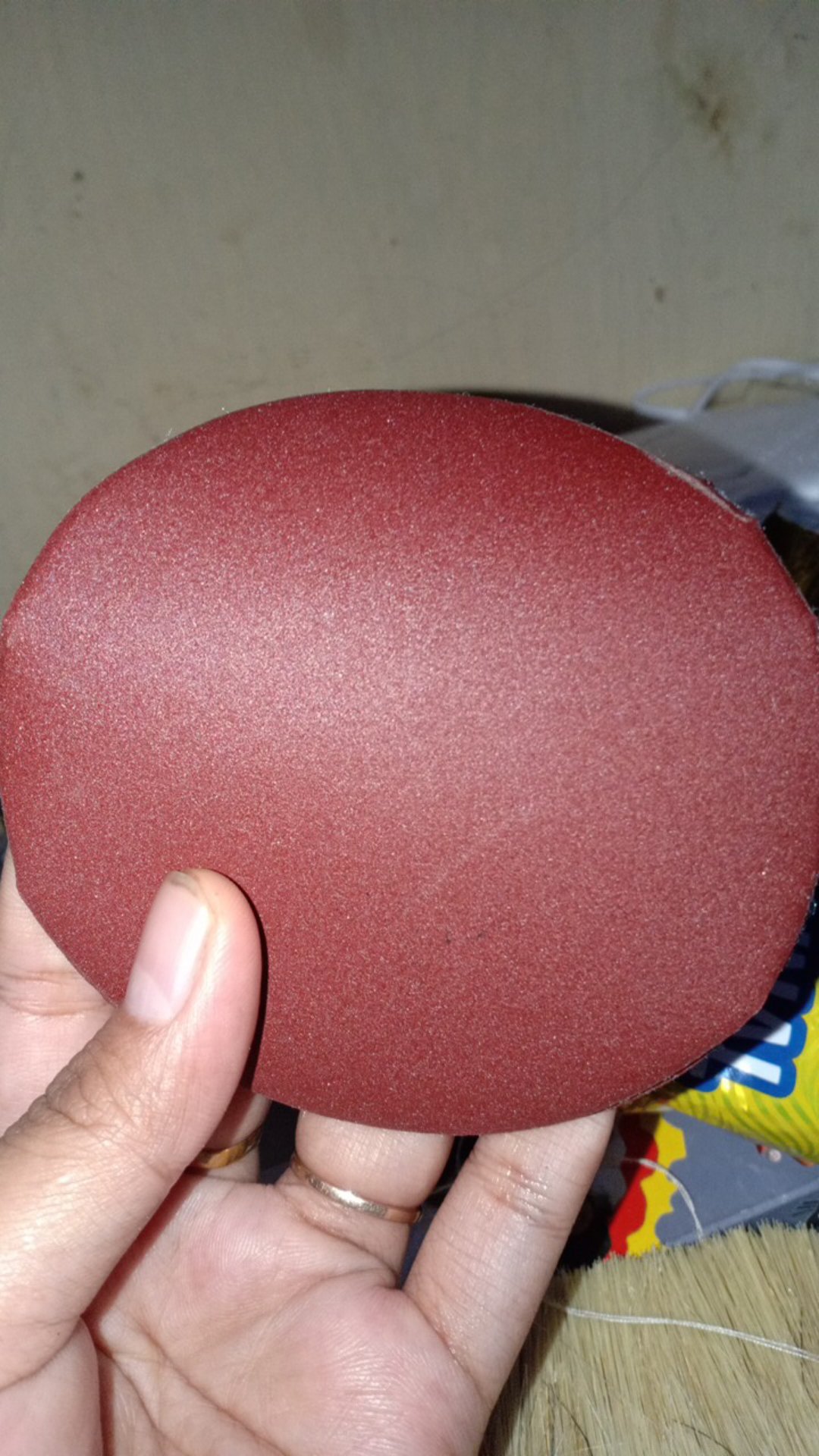 Amplas Bulat Velcro 4 Grit 60 80 100  120 150 180 220 240  400