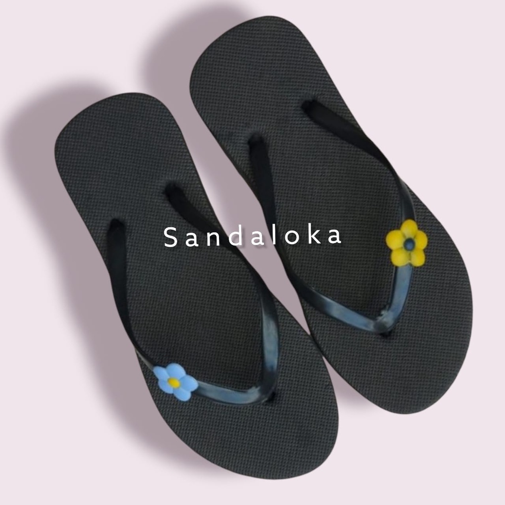 Sandal Wanita Cantik Bunga | Sendal Jepit Flower