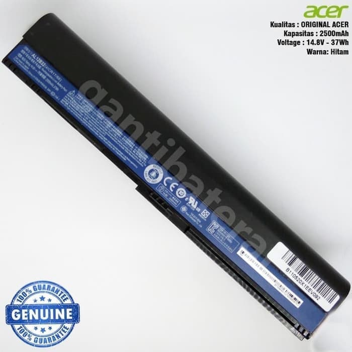 Baterai Laptop ACER Aspire One 722 Series Original