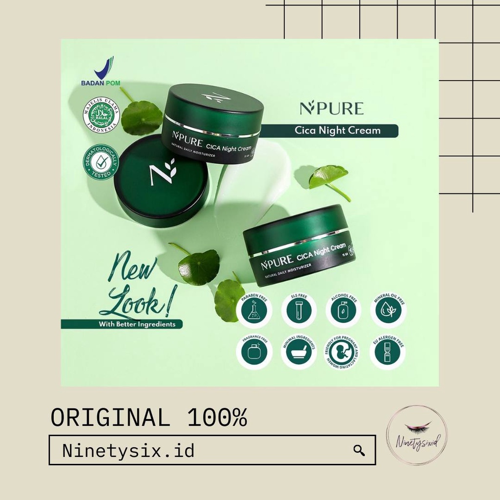 NPURE Night Cream Centella Asiatica (Cica Series)