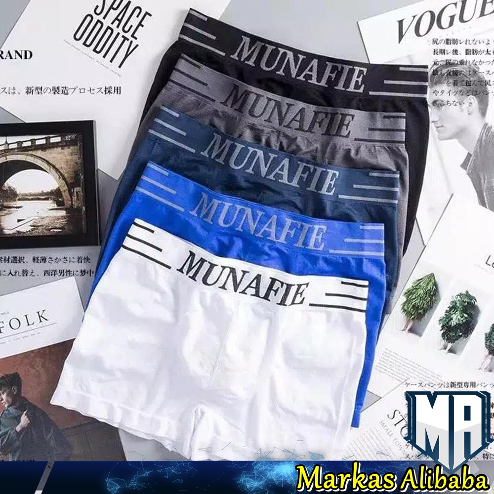 BOXER PRIA / MUNAFIE UNDERWEAR MEN BOXER / CELANA DALAM PRIA / MUNAFIE BOXER