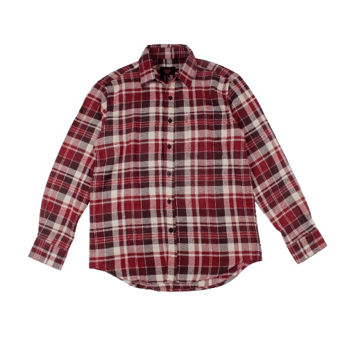 AFTERLIFE - Kemeja Flannel Crimson