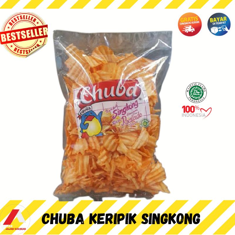 Jual Snack Kiloan Keripik Singkong Chuba Original Chuba Keju Chuba