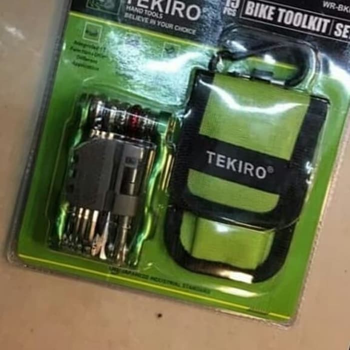 TEKIRO kunci speda lipat 1 set 15 pcs