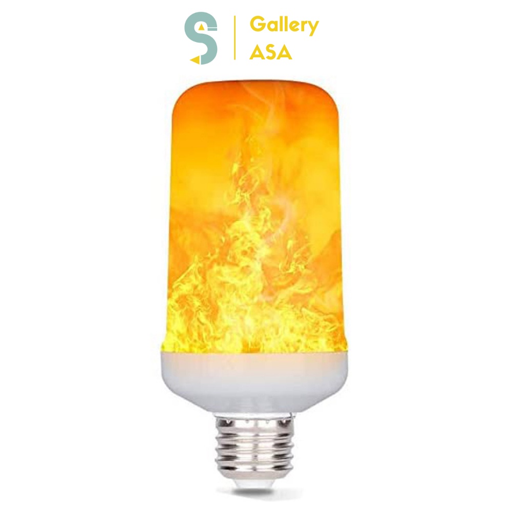 Alat Dekorasi Lampu Bohlam LED Cahaya Efek Api Obor Lentera Berkobar Menyala Light Bulb Flame Effect
