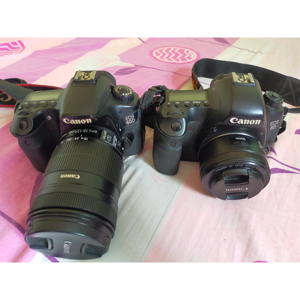 Canon 6D lensa 50mm STM & Canon 60d Paket USAHA