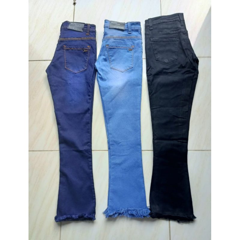 Celana Jeans Anak Perempuan Usia 6-10 Tahun Anak Cewek Softjeans Ngaret