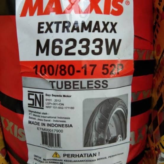 Ban Maxxis Ring 17 100/80-17 Extramaxx