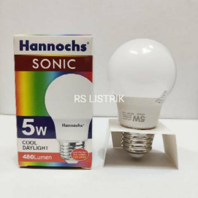 Lampu LED Sonic Hannochs 5 Watt Hannochs Sonic Ekonomis Bergaransi