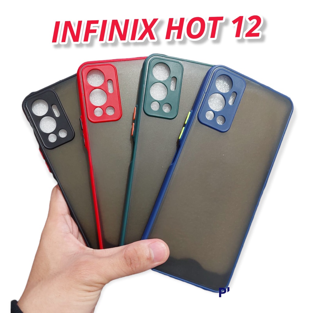 Bumper Case Infinix Hot 12 Play / Hot 12 / Hot 10s AERO Hardcase My Choice List Warna Matte