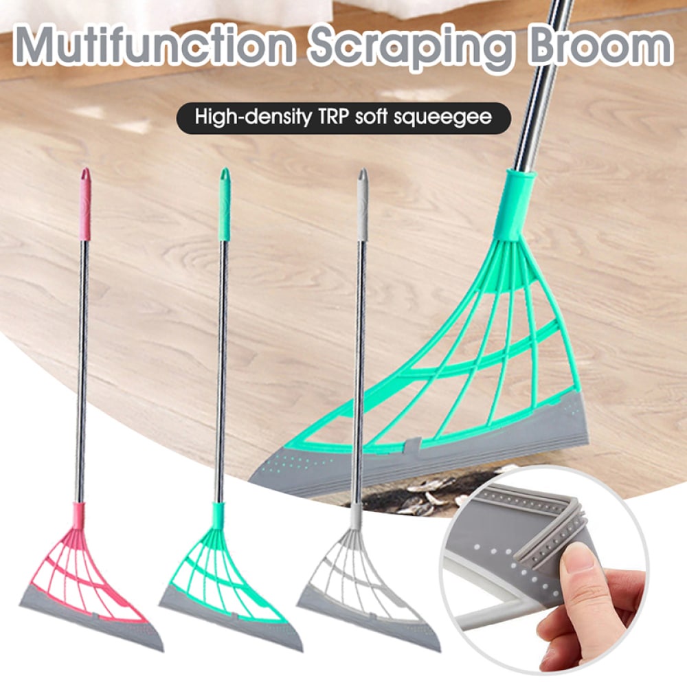 SAPU KARET 2IN1 SAPU SILICONE SERBAGUNA PEMBERSIH LANTAI DAN JENDELA SCRAPING BROOM