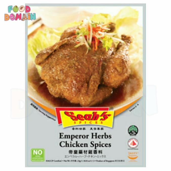 

{{{{{{] Seah's Emperor Herbs Chicken Spices 23g - Bumbu Ayam Maharaja
