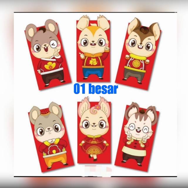 

Open PO kertas angpao 2020 shio tikus