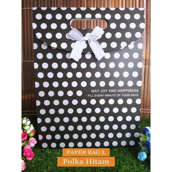 

Paper Bag Motif / Tas Kertas Kado / Tas Ulang tahun - L Simple 2