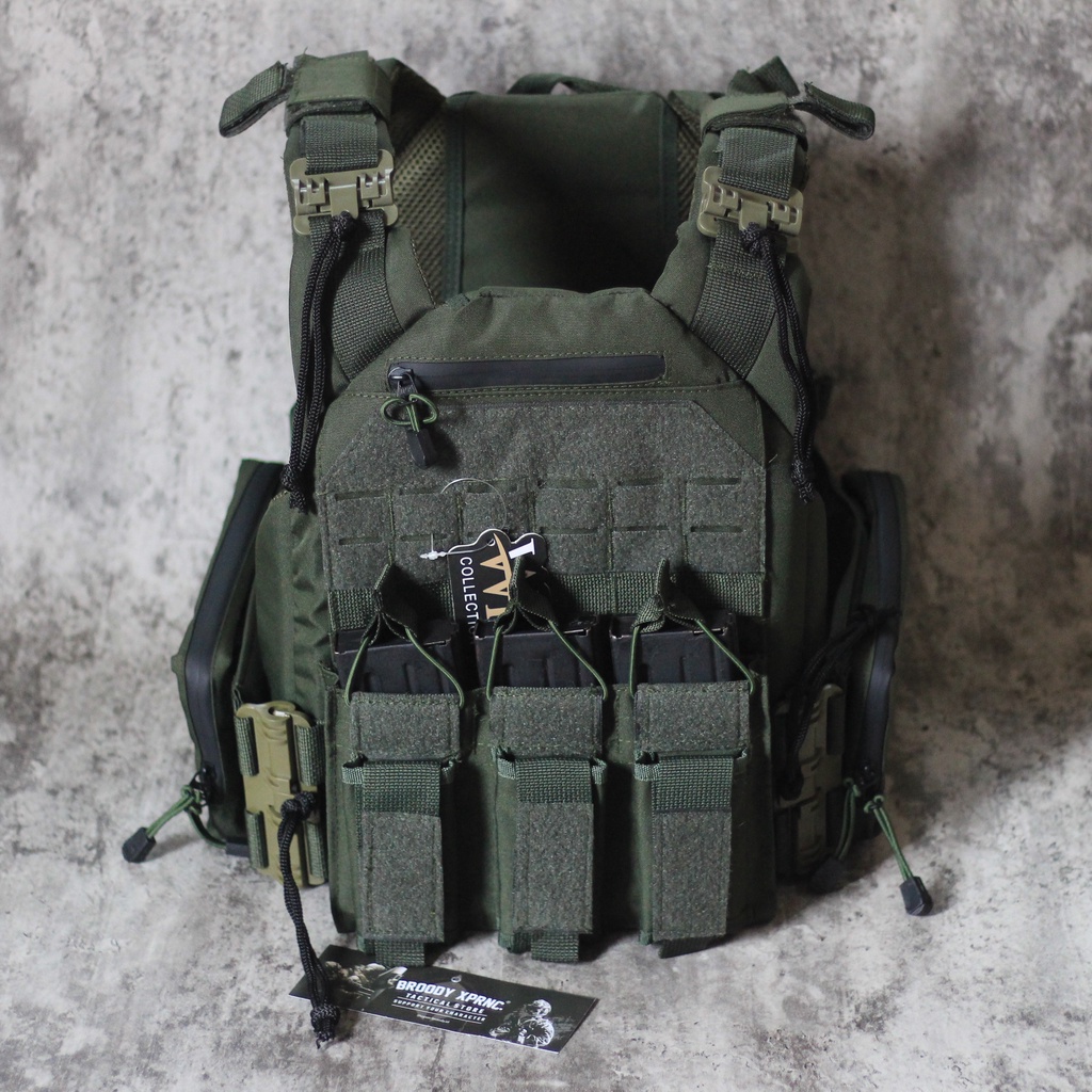 BROODY - Bodyvest Green Rajawali Model Quick Release Tactical