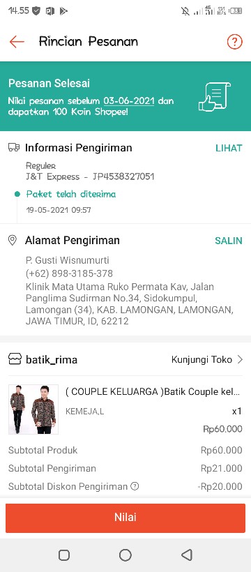 ( Couple Keluarga )batik Couple Keluarga Sania Ruffle Ori Ndoro Jowi Dnt Motif Mataram Termurah