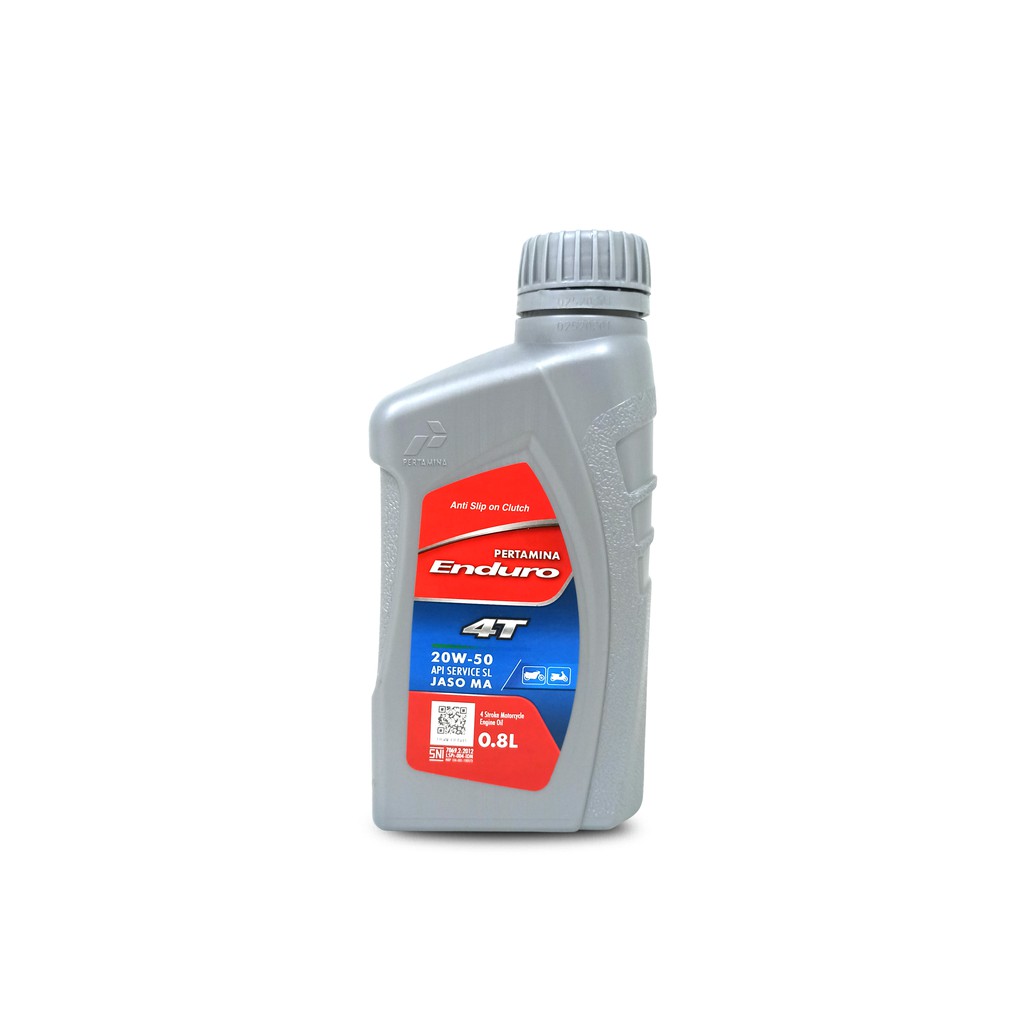 Oli Pertamina Enduro 4T Sae 20W-50 Api Service SL JASO MA 800 ML