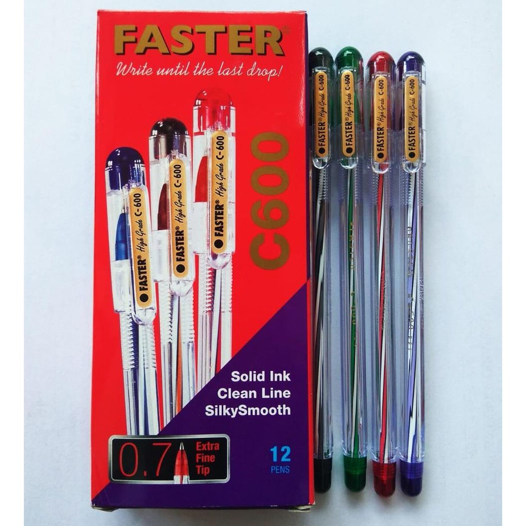 Pulpen Faster C600 / Ballpoint / Bolpoint / Pen