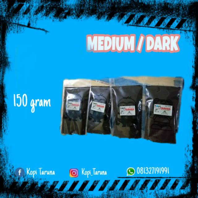 

KOPI TARUNA (ROBUSTA JEPARA) | 150gram. BUBUK MEDIUM