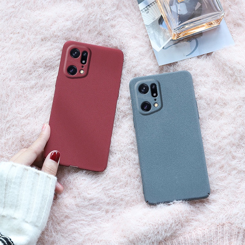 Soft Case Oppo Find X5 Pro Slim Matte Silicon Sandstone