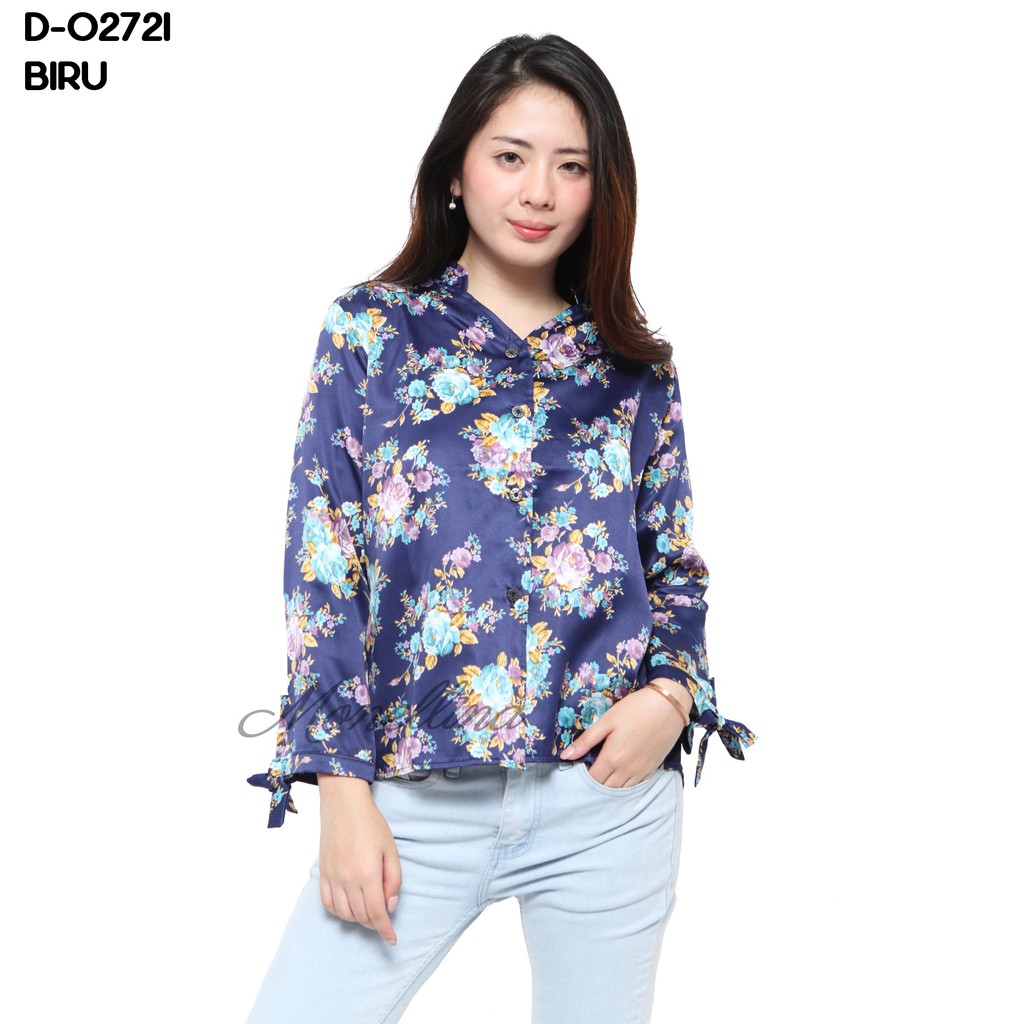 Monellina Fashion Kemeja Monalisa Murah Wanita Kekinian D