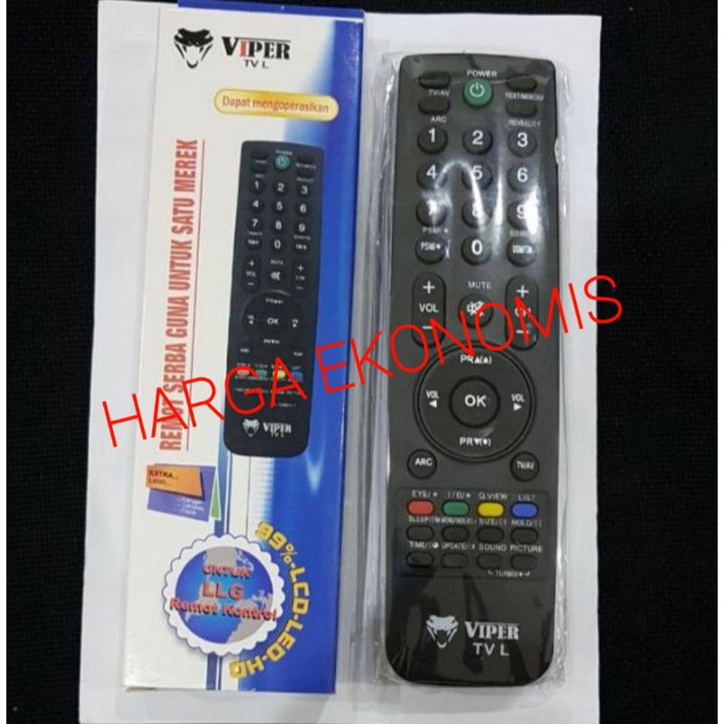 Remote tv tabung led lcd LG viper TV L