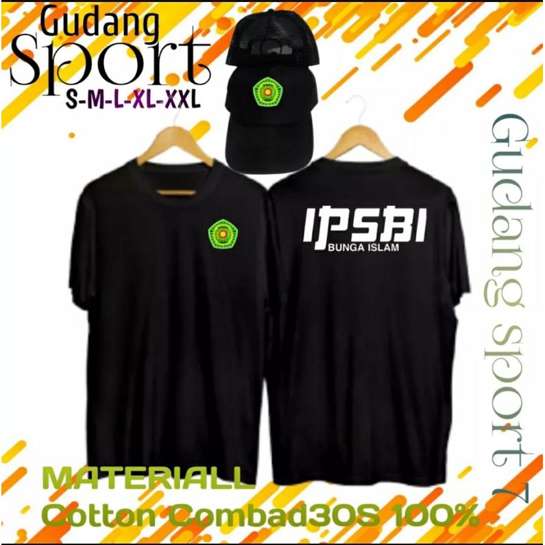 KAOS IPBSI BUNGA ISLAM PENCAK SILAT BONUS TOPI