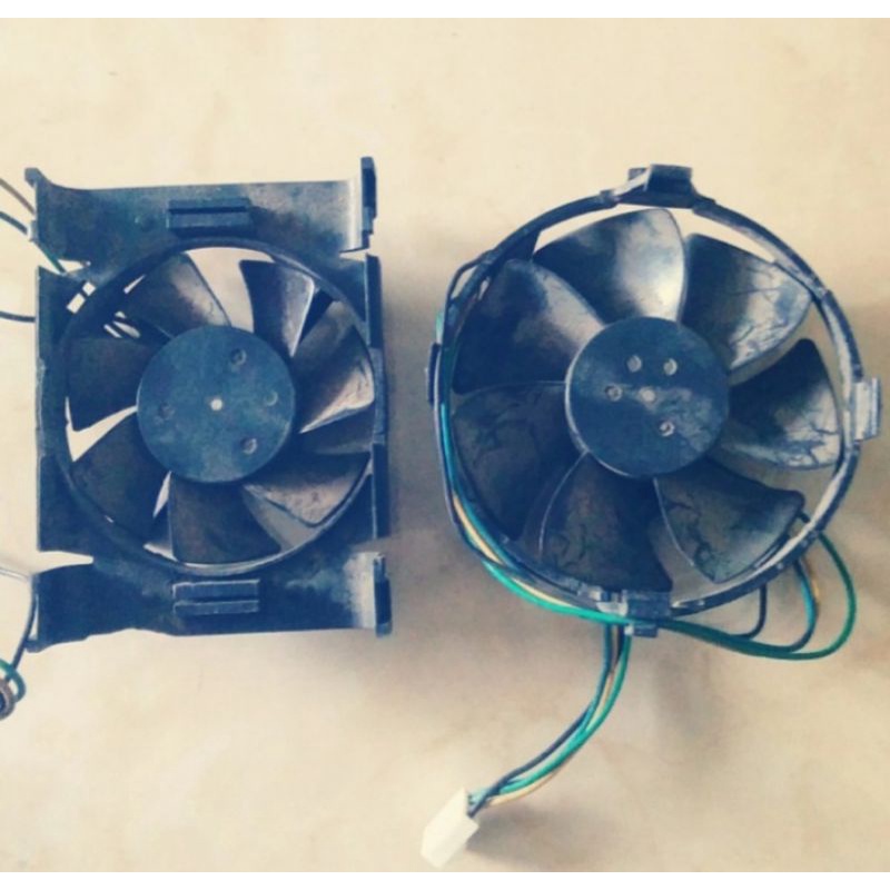 Dc 12v brushless fan built up ex processor compt desktop.- harga untuk 1pcs