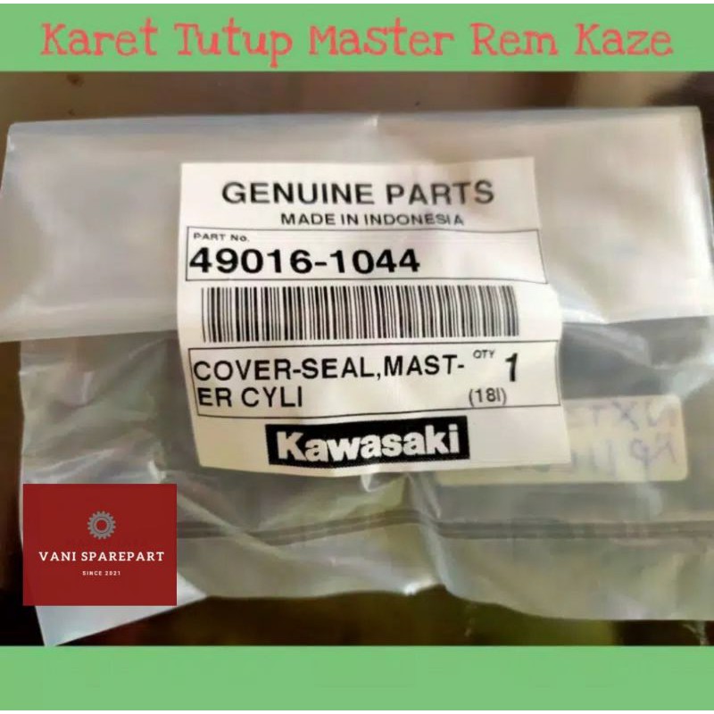 Karet Tutup Seal Master Rem Depan Kawasaki Ninja 150 R SS RR KLX 150 Ninja 250 ZX Kaze 49016-1044