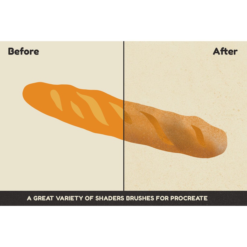 Procreate Brush - Yum Shaders Procreate Texture Brushes