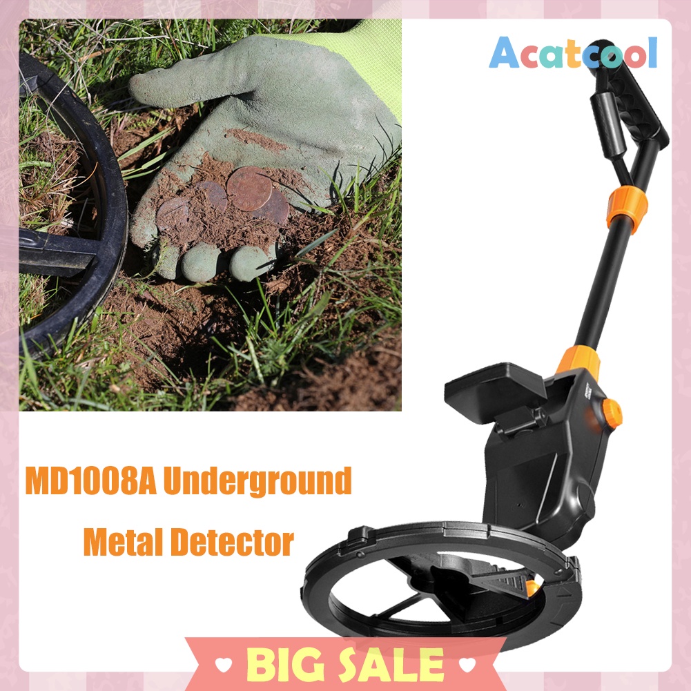 MD1008A Underground Metal Detector LCD Gold Jewelry Treasure Finders Seeker