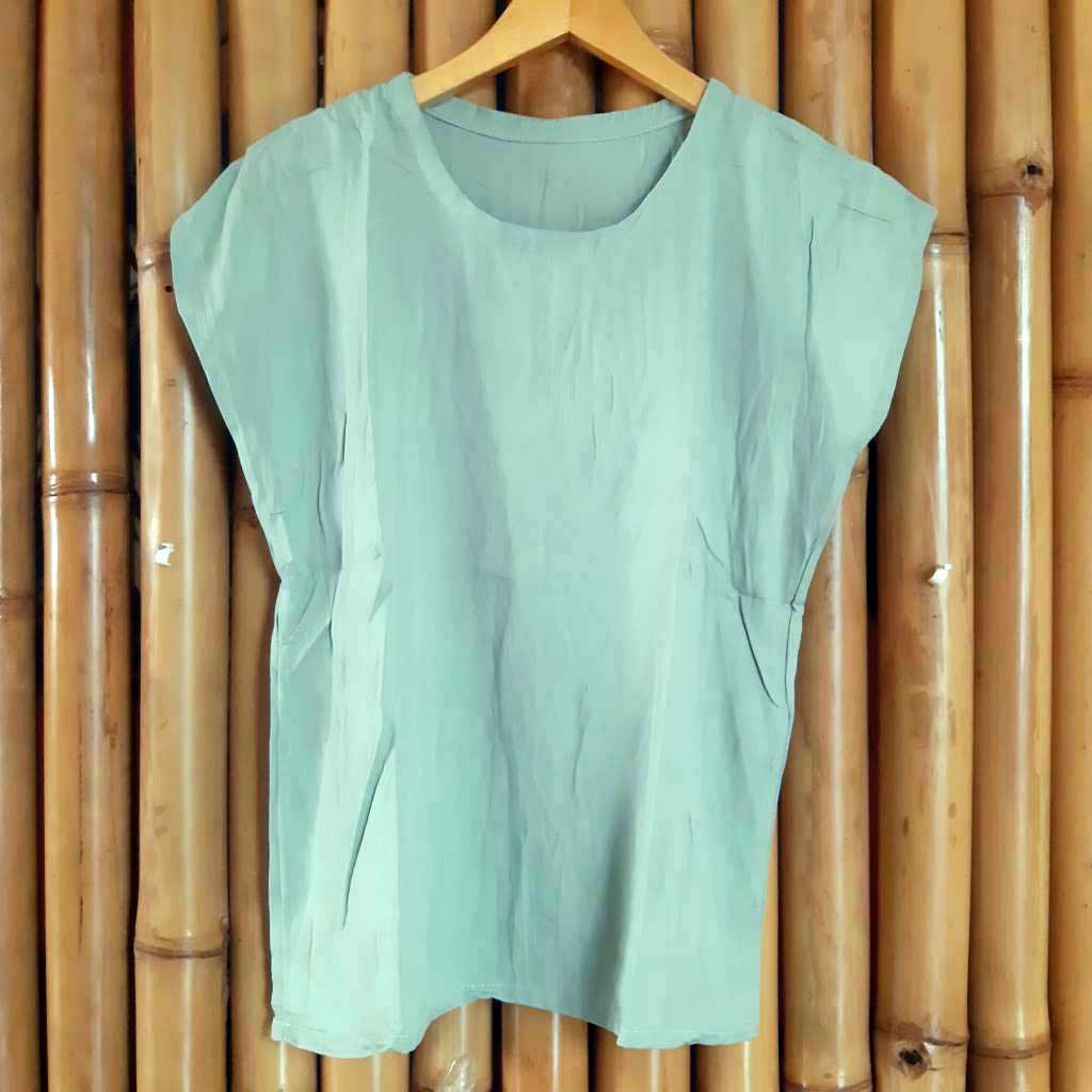 Baju Atasan Bali Polos Lembut dan Adem-Tasin