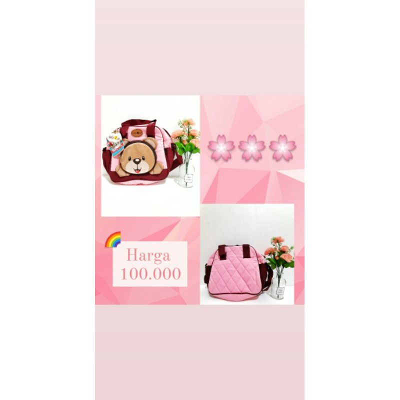 baby 2 go diaper bag tas bayi baby 2 go tas popok beruang medium