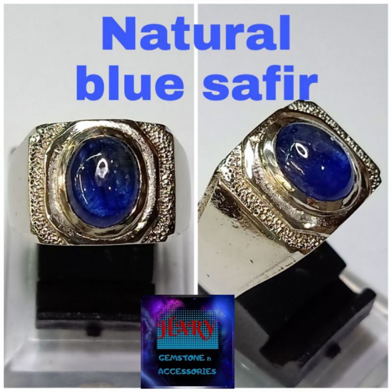 Natural blue safir