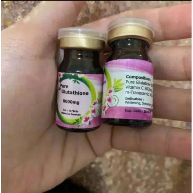 pure glutathione 8000mg eceran 1 vial