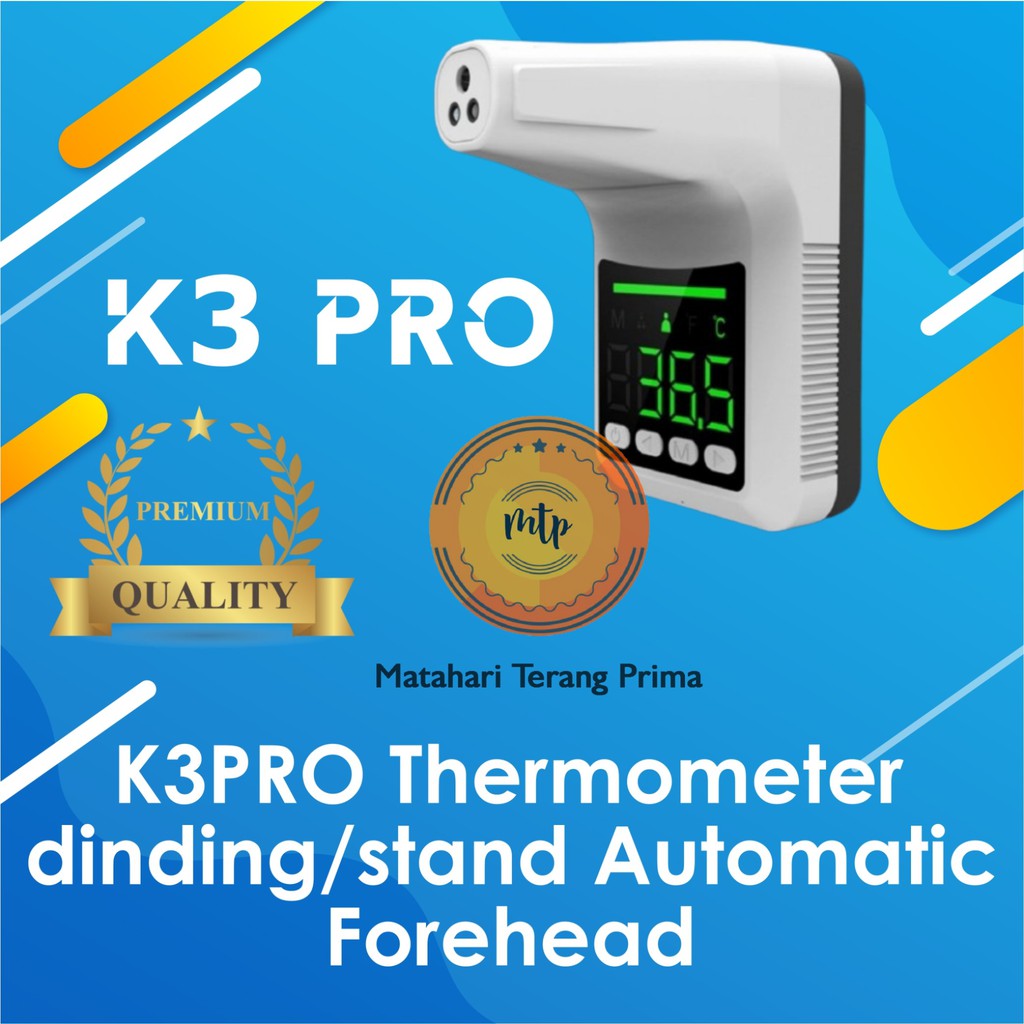 TERBARU K3 Pro Infrared Thermometer / termometer dinding K3Pro Automatic Forehead