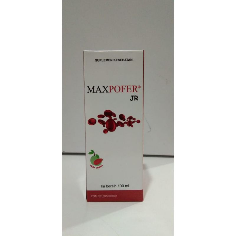 MAXPOFER JR SIRUP 100ML // MAXPOFER SIRUP JAMBU  SUPLEMEN ZAT BESI