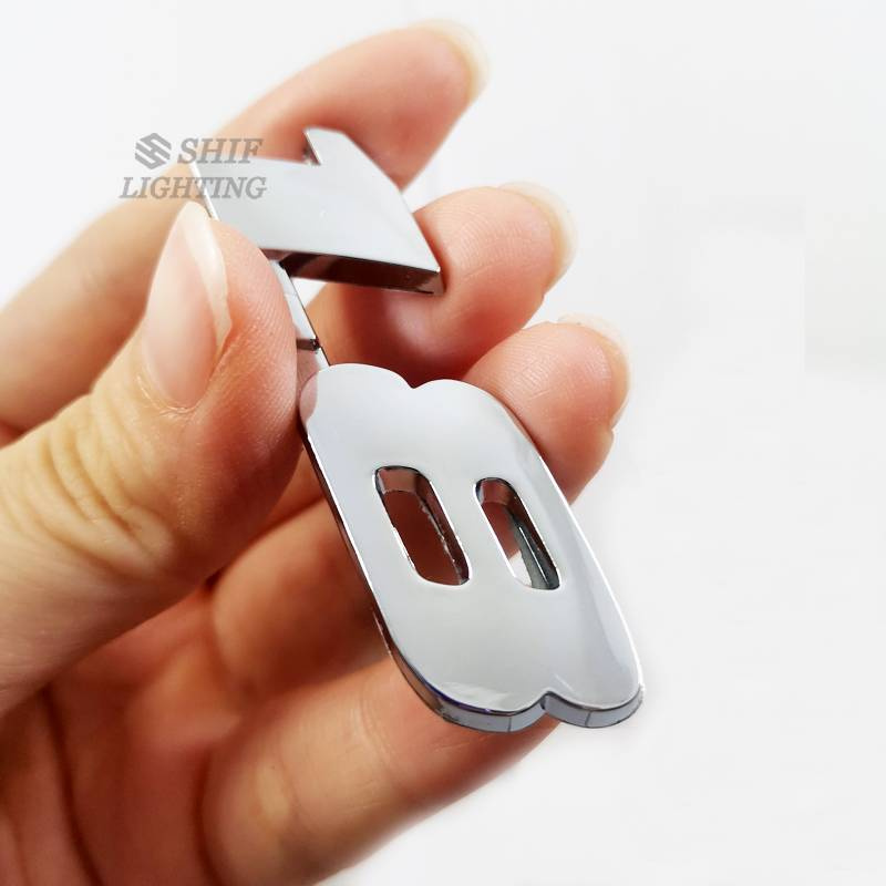 1 x ABS 1.8 Letter Car Auto Decorative Emblem Badge Sticker Decal 1.8