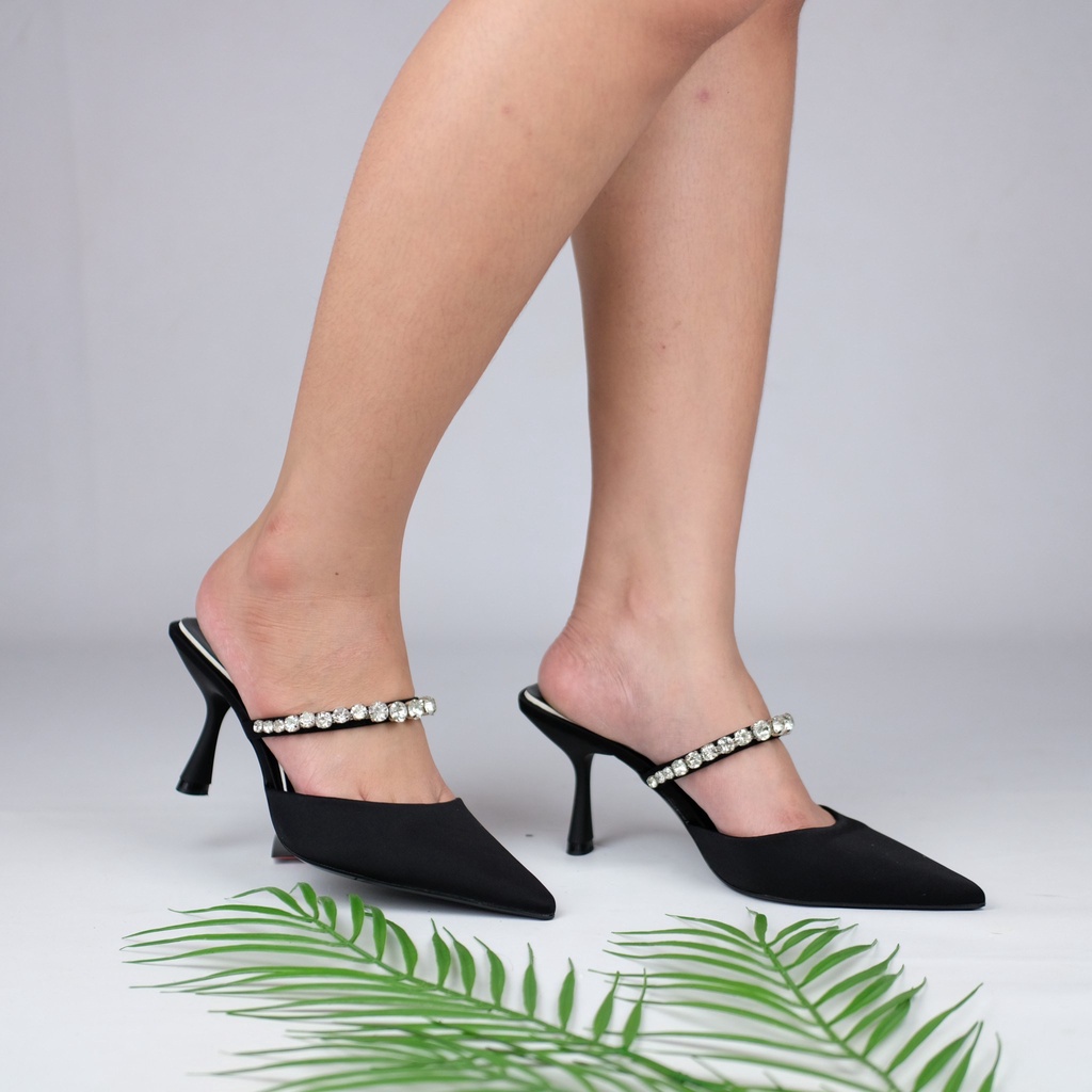 [7.7 Boombastis Sale⚡] - SEPATU WANITA MULES HIGH HEEL ZS427 PREMIUM IMPORT