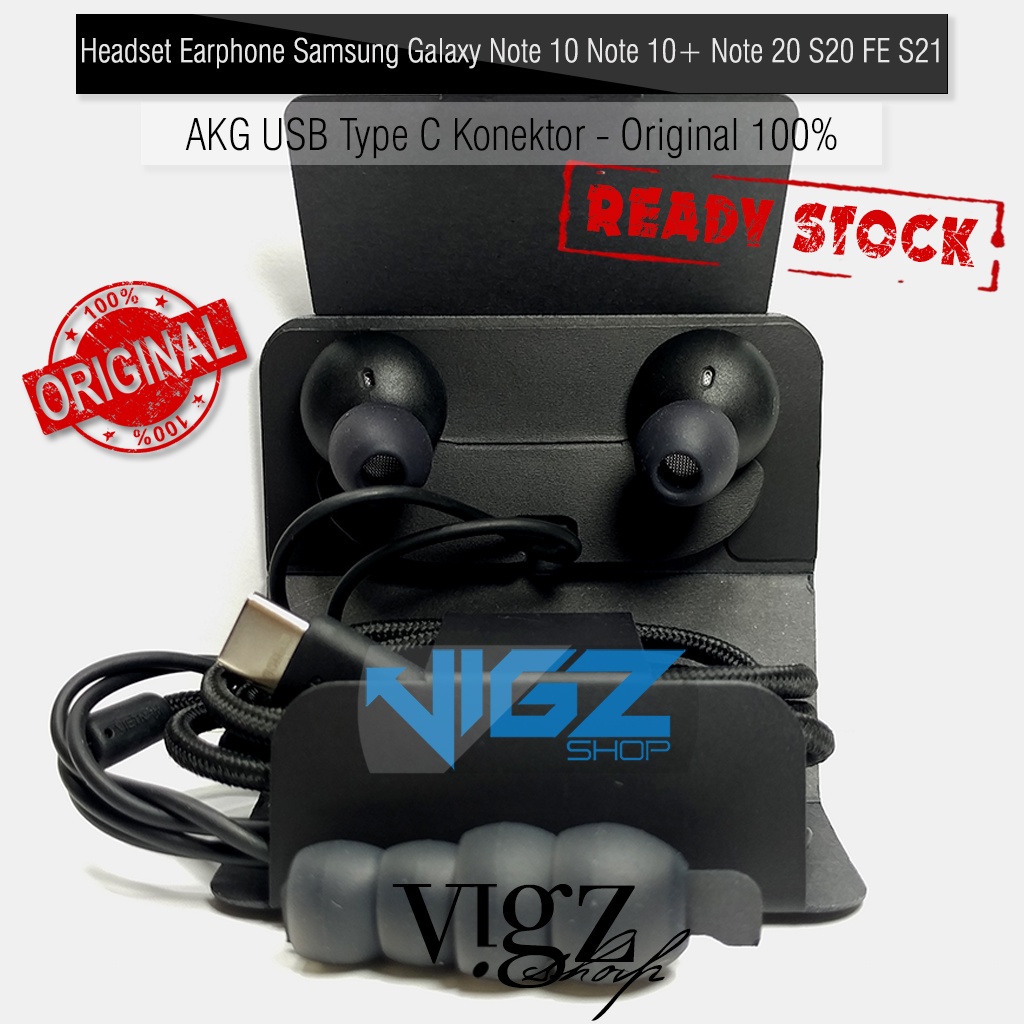 Headset Earphone Samsung Galaxy Note 10 Note 10+ S10 Lite A34 A54 Note20 S20 FE S21 S21+ S21 Ultra AKG USB Type C Original