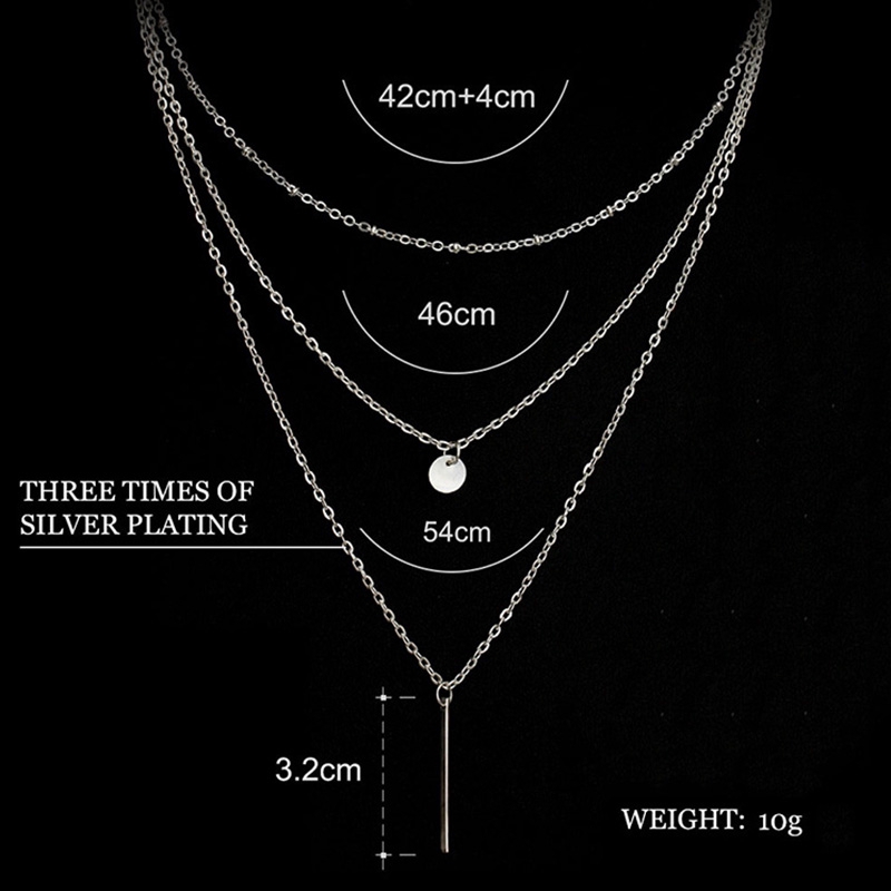 [ Women Vintage Boho Multi-layer Pendant Necklaces ] [ Ladies Steampunk Clavicle Necklace ] [Girls Popular Necklace]