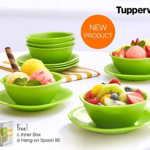 Sweet Blossom Tupperware Mangkok Tupperware Lepek Piring Kecil Tupperware Shopee Indonesia