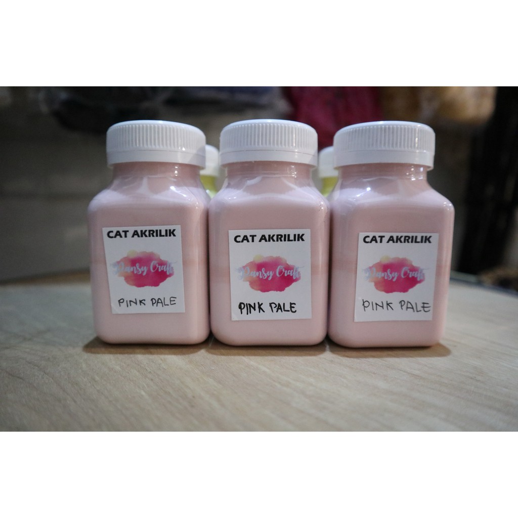 

Cat Akrilik Biasa Pink Pale kemasan 100ml