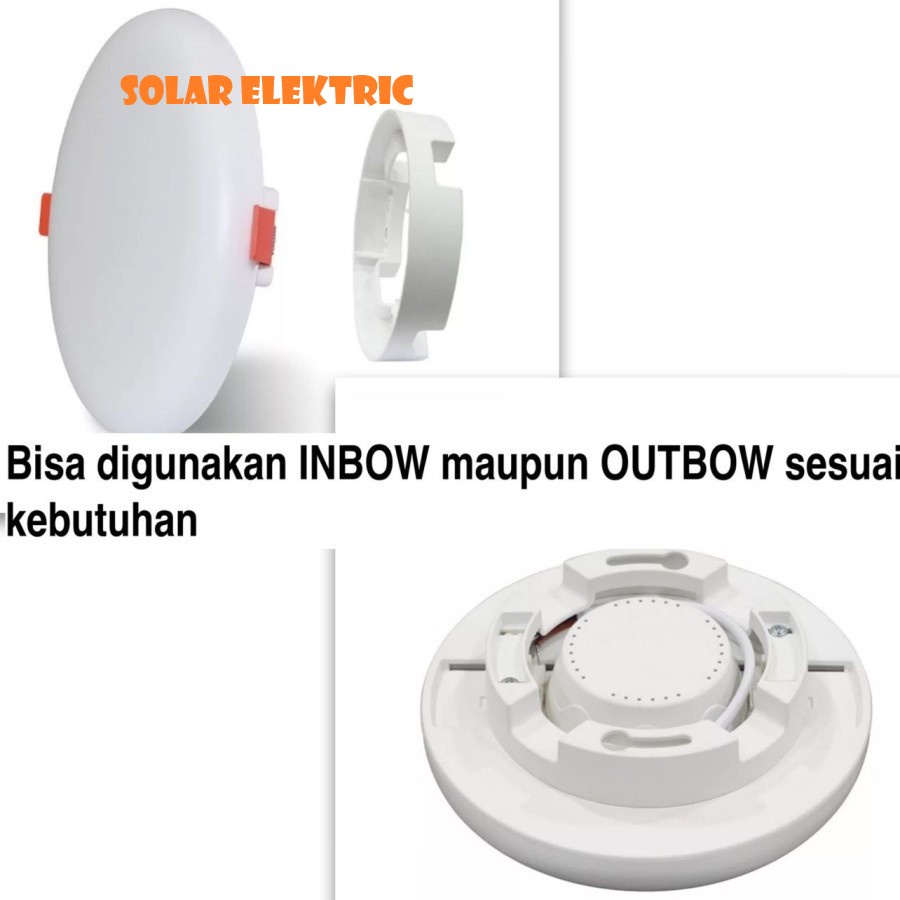 Lampu LED Down Light Inbow Outbow 2in1 6watt 12watt 18watt Adjustable