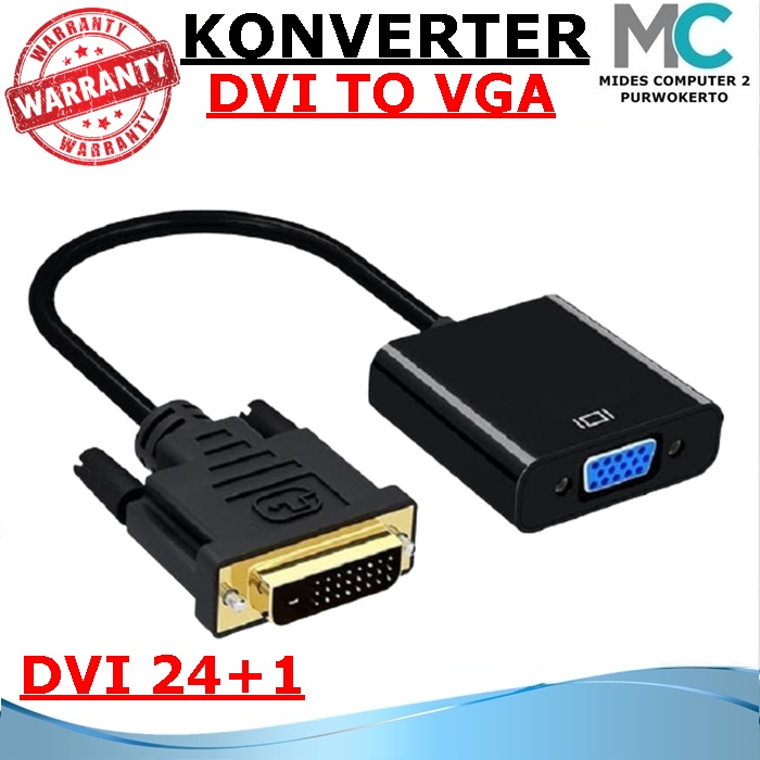 Konektor Connector Konverter Dvi To Vga Dvi 24+1