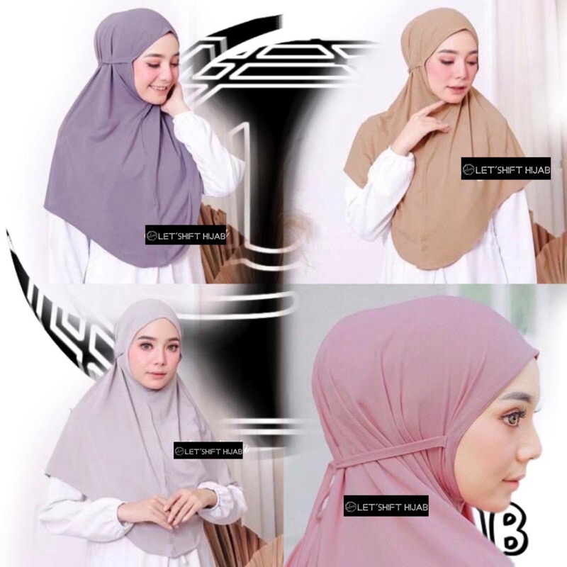 BERGO MARYAM TALI JERSEY PREMIUM/HIJAB SPORT NON PET/HIJAB OLAHRAGA SIRIA/HIJAB SEKOLAH