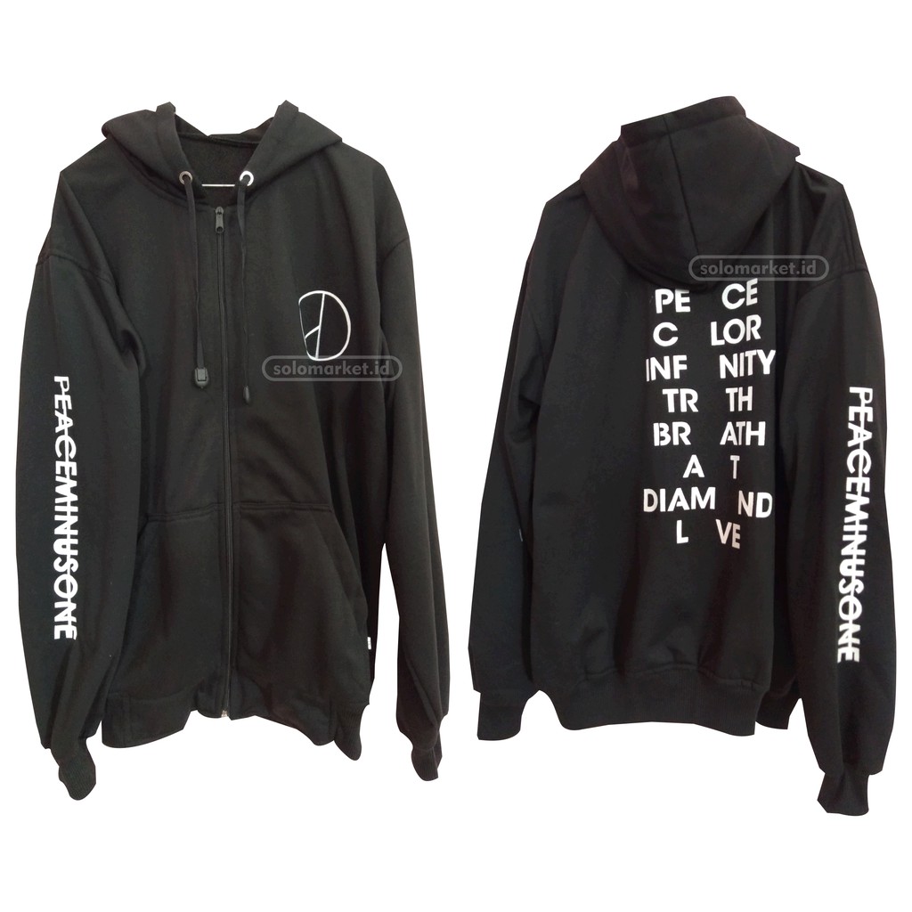 solomarket.id - JAKET ZIPPER PEACEMINUSONE G DRAGON GD GDRAGON PEACE COLOR INFINITY TRUTH BREATH