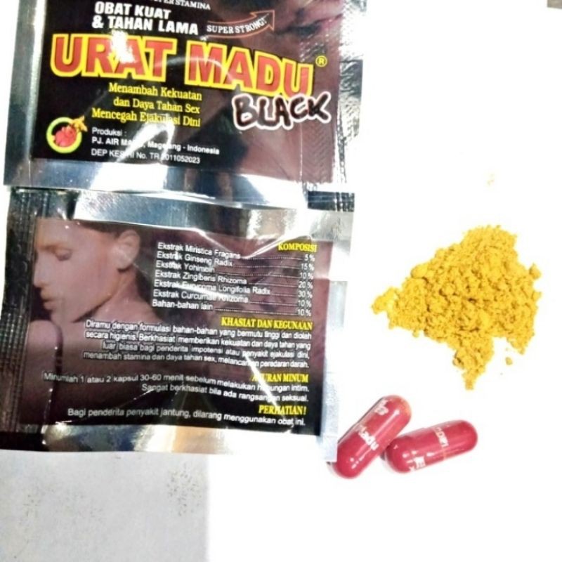 

jamu herbal u.rat madu black.