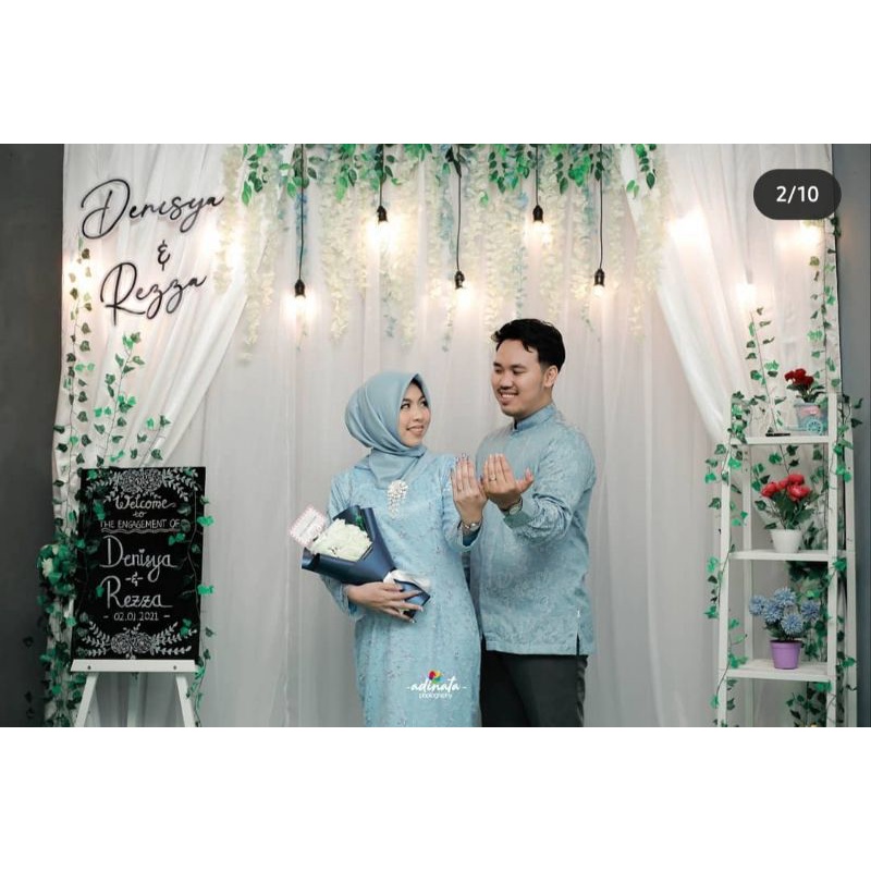 SEWA BACKDROP LAMARAN, AKAD NIKAH, AQIQAH MURAH TYPE D1